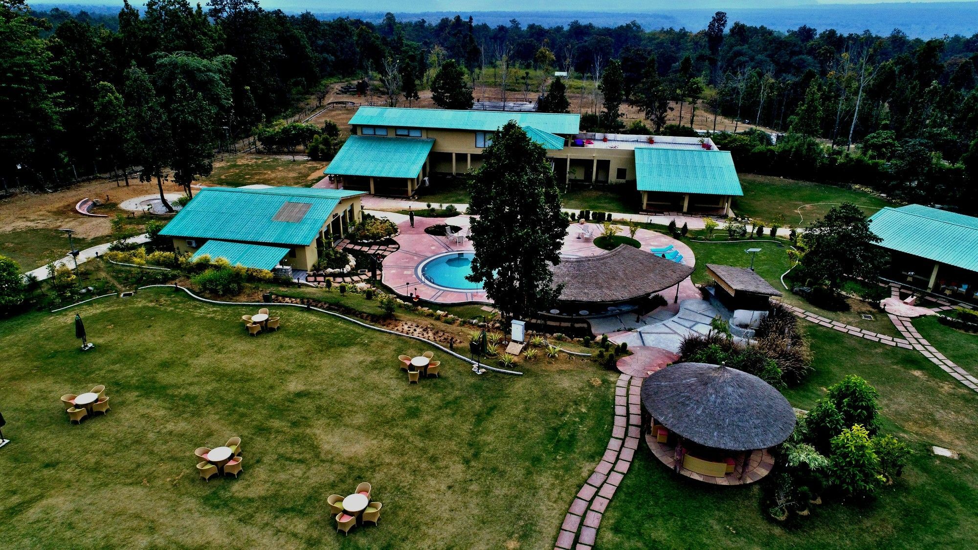 Sitabani Jungle And Spa Resort Rāmnagar Buitenkant foto